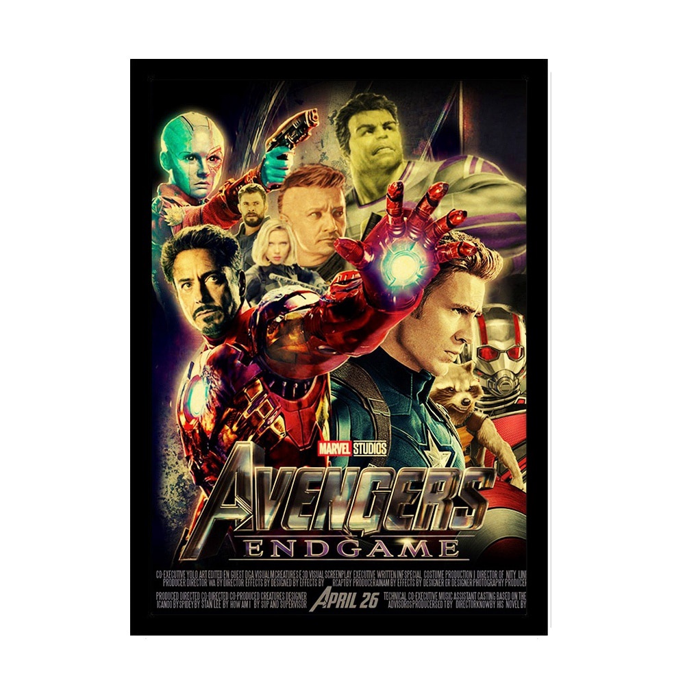 Poster Dán Tường Trang Trí In Hình Avengers Endgame 2019 MS: 235