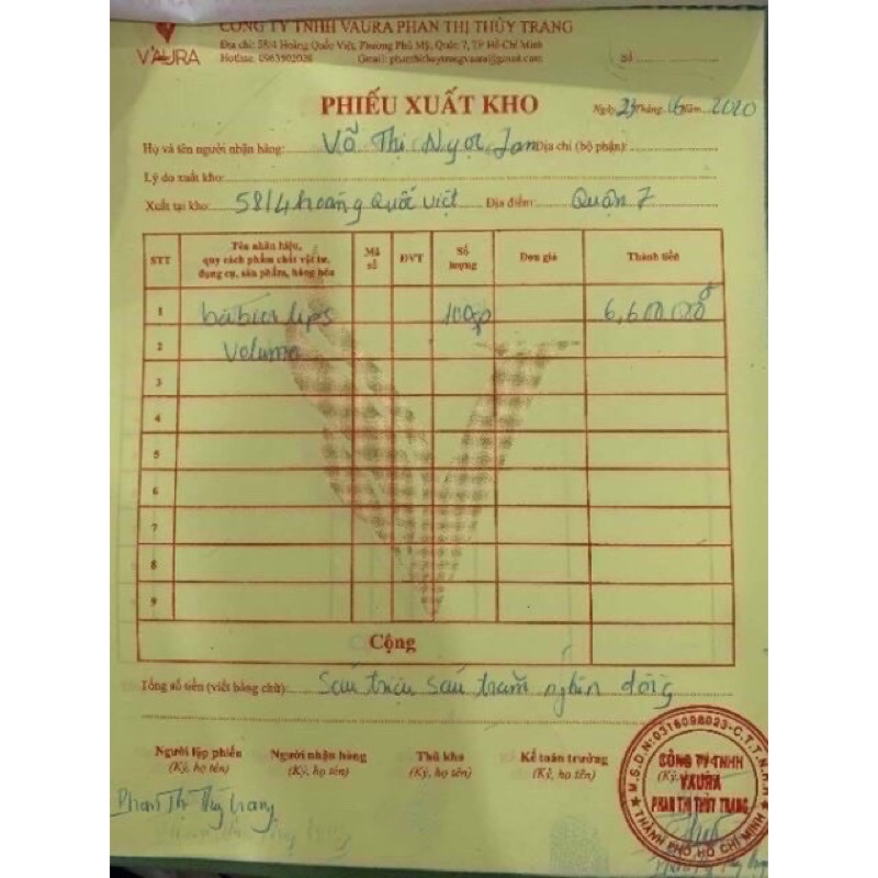 Tinh Chất Cấy môi  hồng Vaura tặng nạ môi | BigBuy360 - bigbuy360.vn