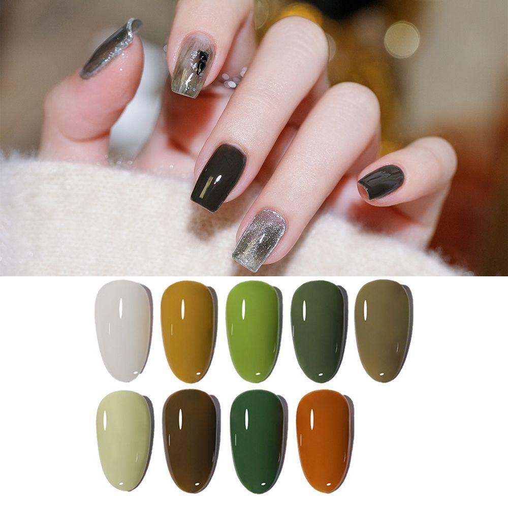 Gel Sơn Móng Tay 15ML Màu Xanh Lá EBINLANDS