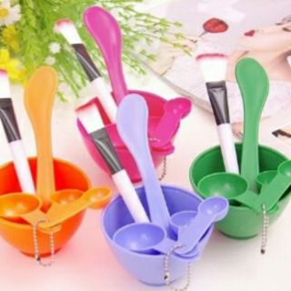 🏰 hcm 🏰 bộ bát , cọ , dụng cụ đo lường bột đắp mặt nạ