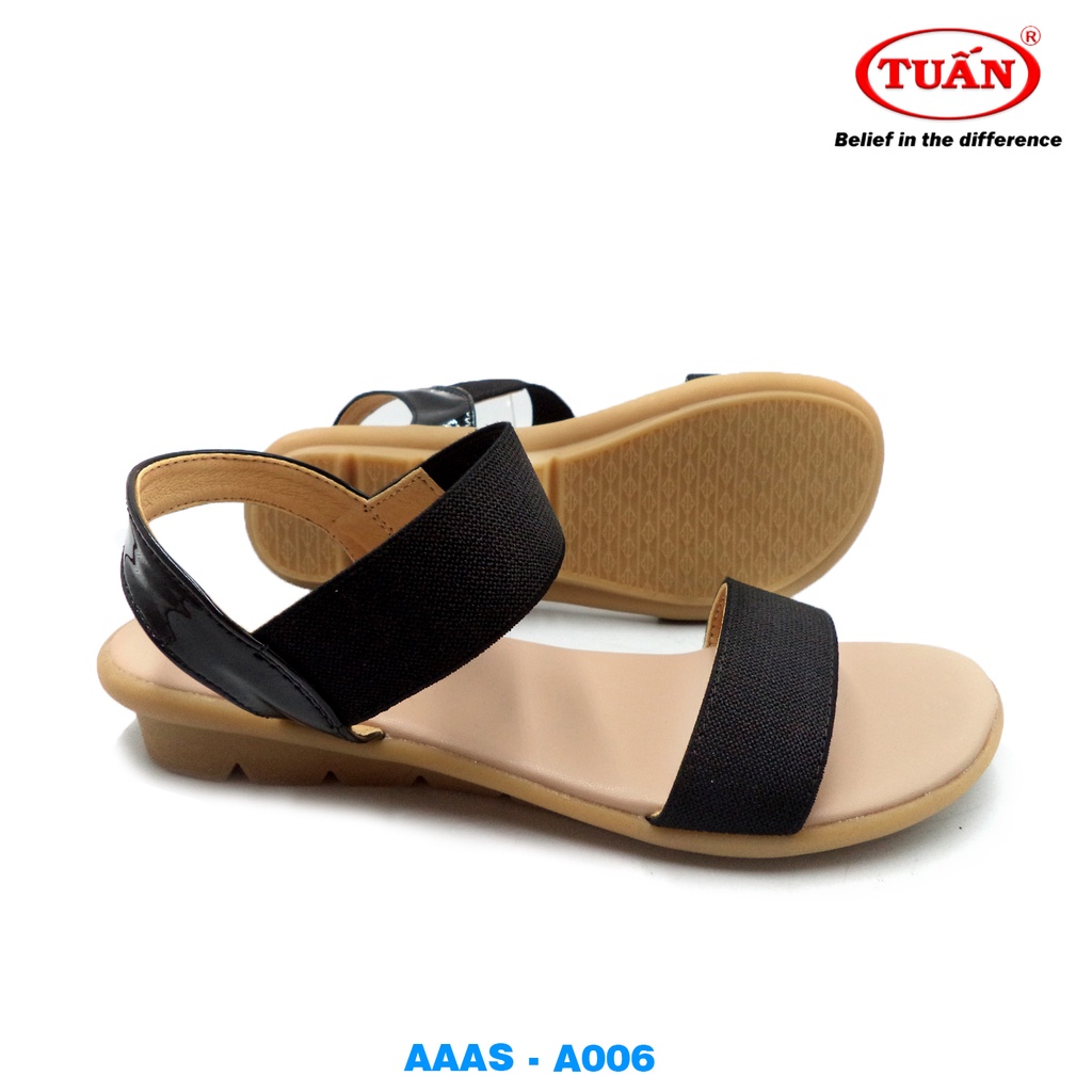 Sandal nữ đế bằng - dép quai hậu đế đúc 3 phân thương hiệu Tuấn AAAS-006