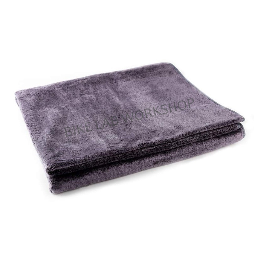 Khăn rửa xe SGCB chất liệu MICROFIBER không bụi 380G - Không viền (Đen)