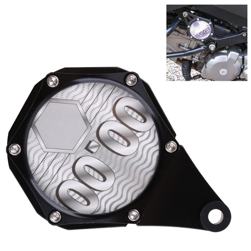 SUN Motorcycle Decoration Round Tax Disc Plate Holder for Scooters Quad Bikes Mopeds