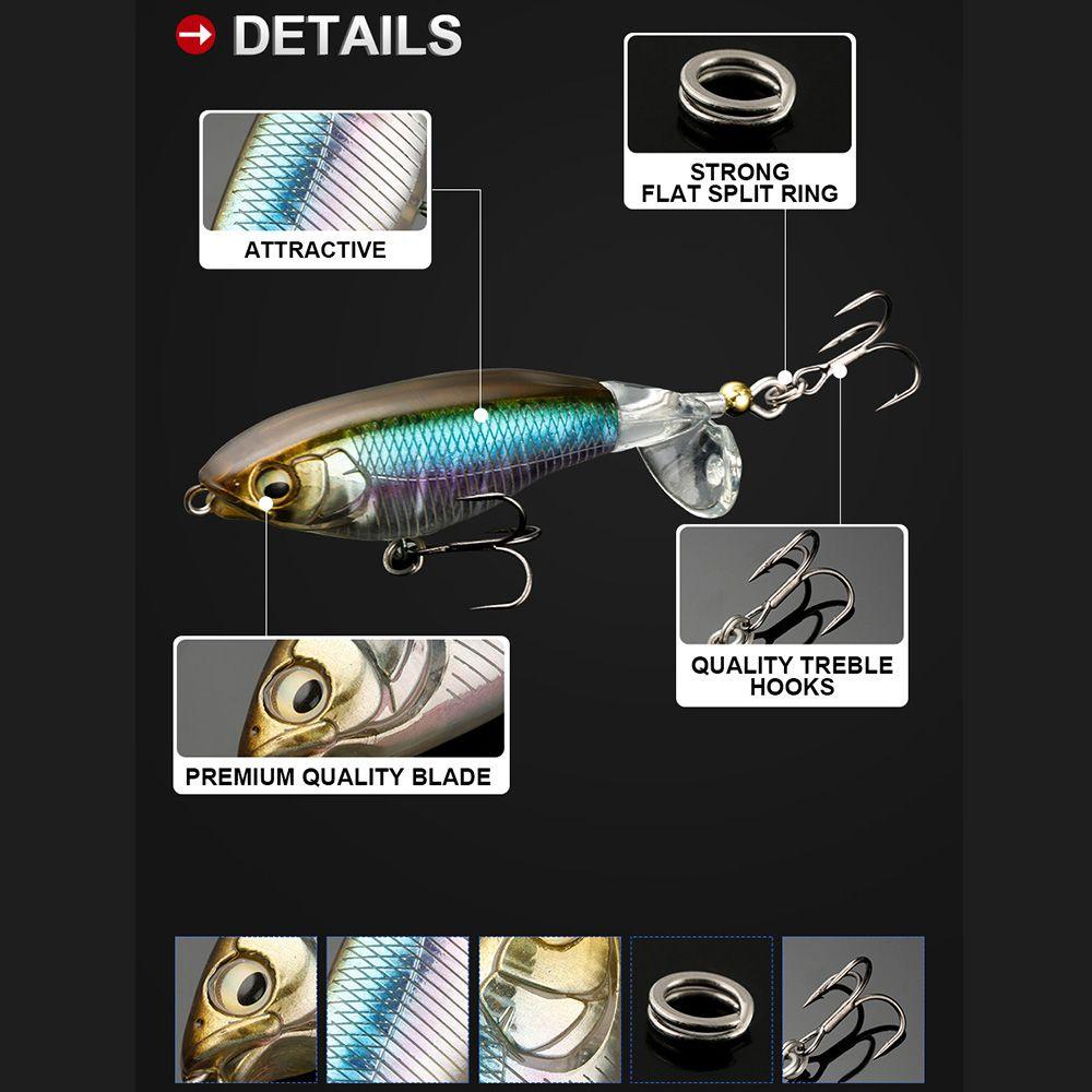 MYRONGVN Mồi Câu Cá Giả 2 Khúc Có Móc 5.8g 10.5g