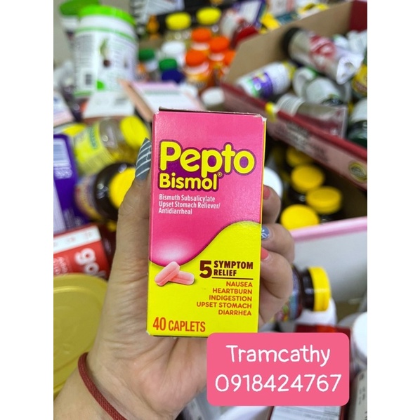 Viên tiêu hóa, đầy hơi, rối loạn tiêu hóa Pepto Bismol chuẩn Mỹ(pepto bismol ultra)