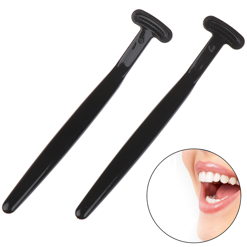 [Hàng mới về] 2 Dụng cụ làm sạch vệ sinh lưỡi và răng miệng