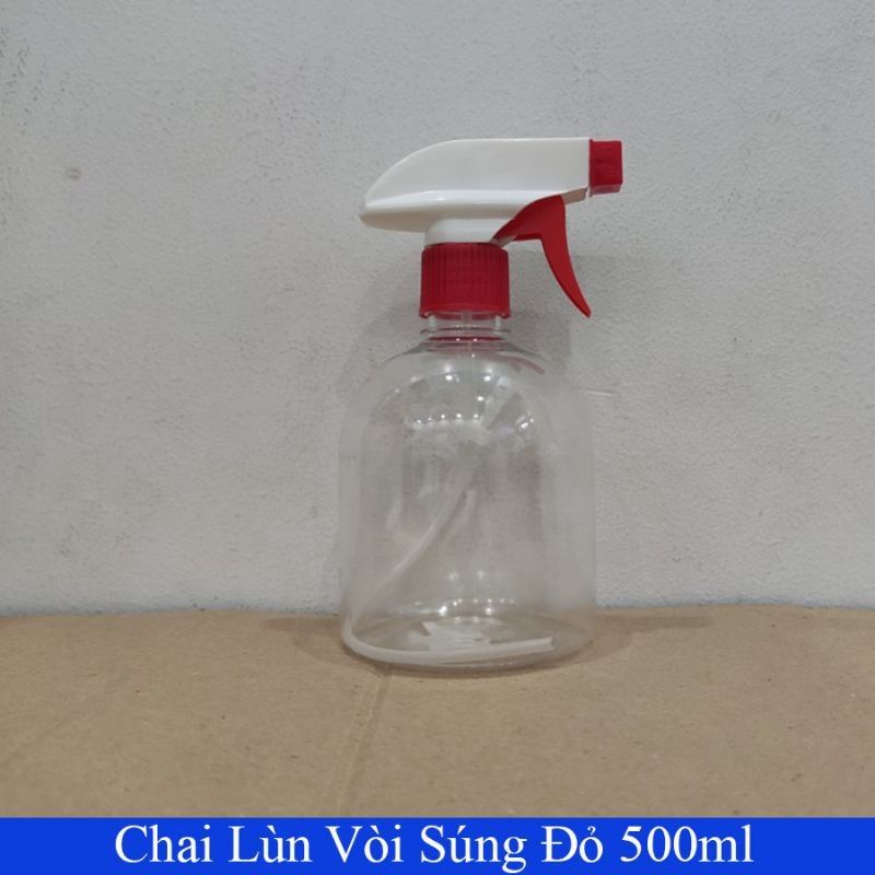 Chai nhựa Vòi nhấn/Vòi Súng 500ml