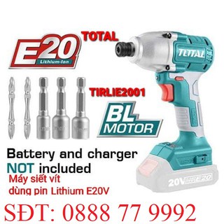 Máy siết vít dùng pin lithium e20 total tirlie2001