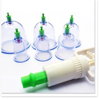 Bộ Giác Hơi 12 Ống Hút Chân Không,không cần dùng lửa