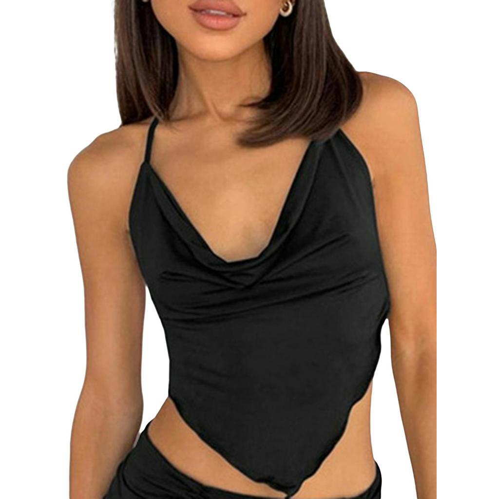 Áo Lửng Cổ Yếm Hở Lưng Quyến Rũ Dành Cho Nữ