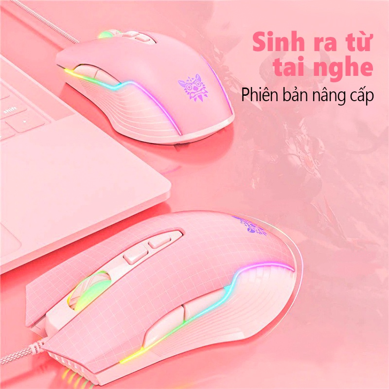 ONIKUMA CW905 Chuột Chơi Game Có Dây Thể Thao Điện Tử Có Đèn Nền RGB Cho Máy Tính Xách Tay/PC bảo hành 24 tháng