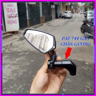 Gương gù thái crg kính trắng + chân gương vát mẫu mới v2
