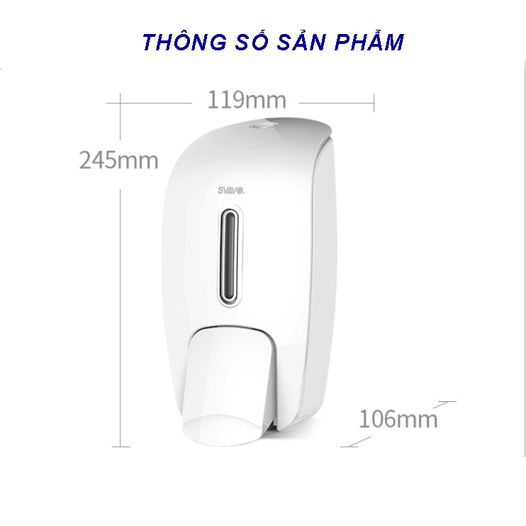 Hộp đựng nước rửa tay cao cấp Siêu Sang Chính Hãng  Svavo