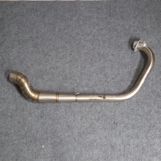 Cổ pô 2 khúc inox 304 form stb cho các loại lon pô, size 32 51 cho exciter winner sonic satria