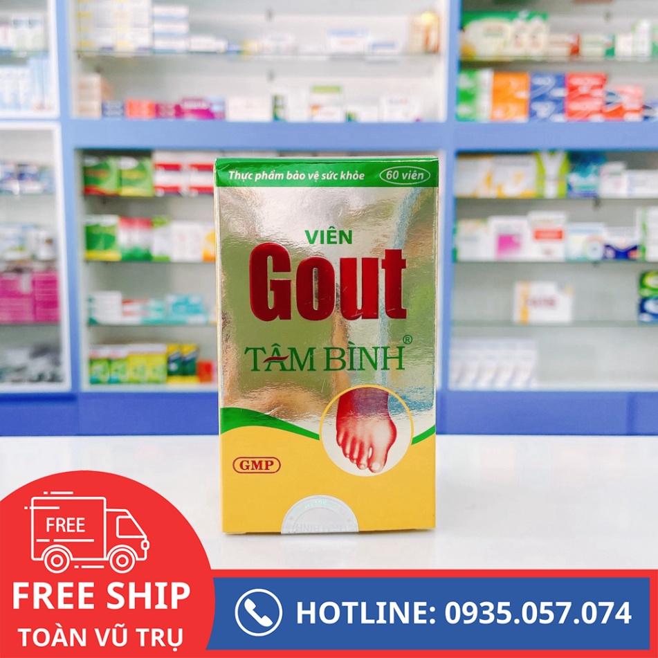 Viên Gout Tâm Bình (Hộp 60 viên) P119