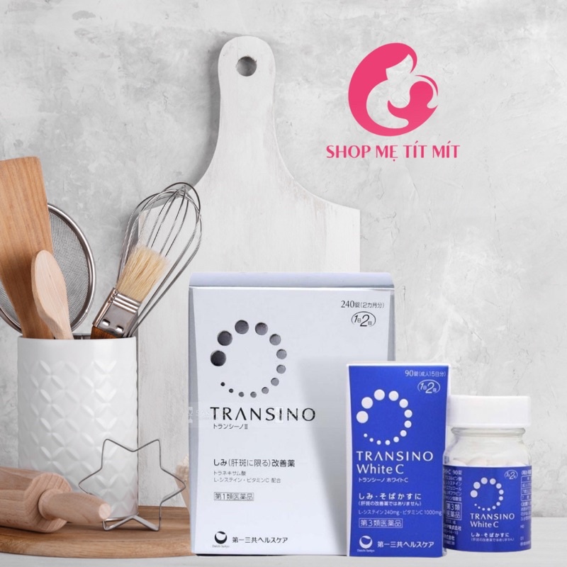 Viên uống sáng da giảm nám Transino 240 viên 120 viên Nhật