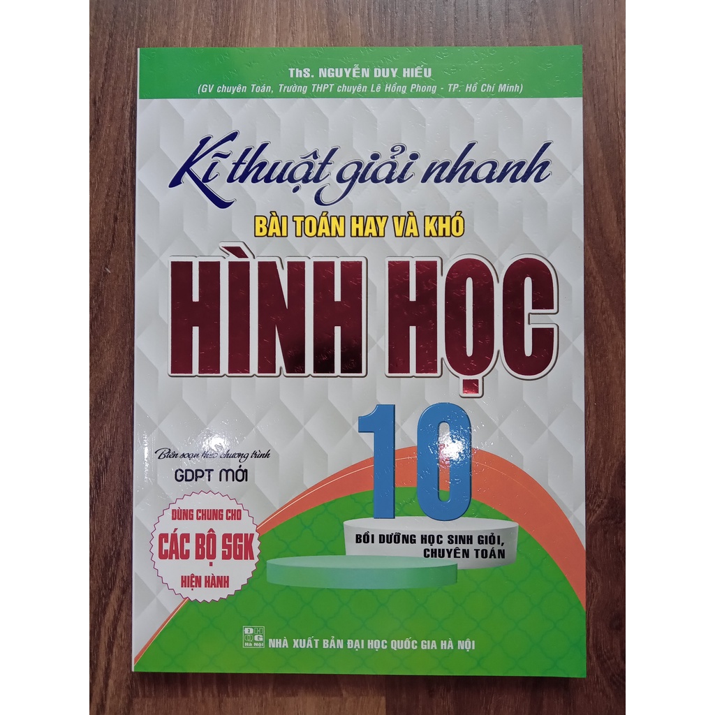Sách - Kĩ Thuật Giải Nhanh Bài Toán Hay Và Khó Hình Học Lớp 10 - Biên Soạn Theo Chương Trình GDPT Mới