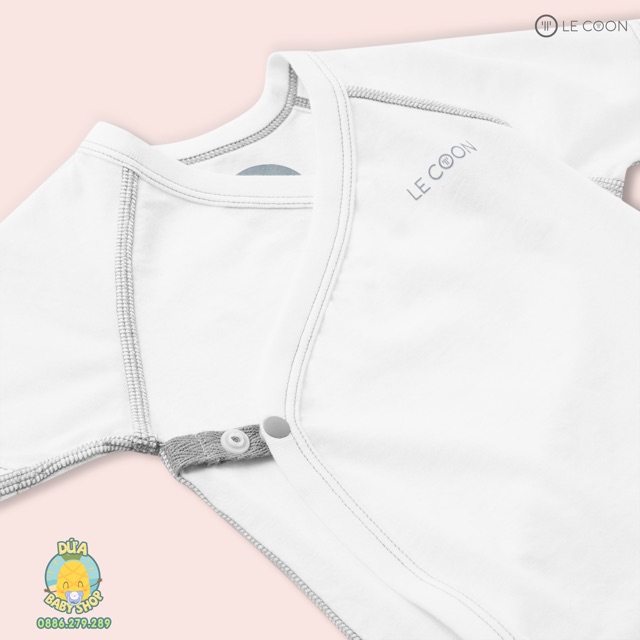 Bodysuit Cúc Bấm Tay ngắn Lecoon màu Hồng Phấn | BigBuy360 - bigbuy360.vn