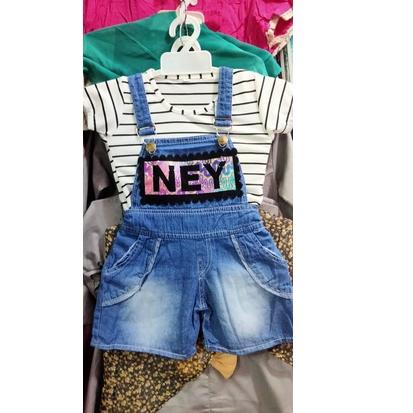 (Giảm Giá) Quần Yếm Jean Cho Bé Từ 1-5 Tuổi