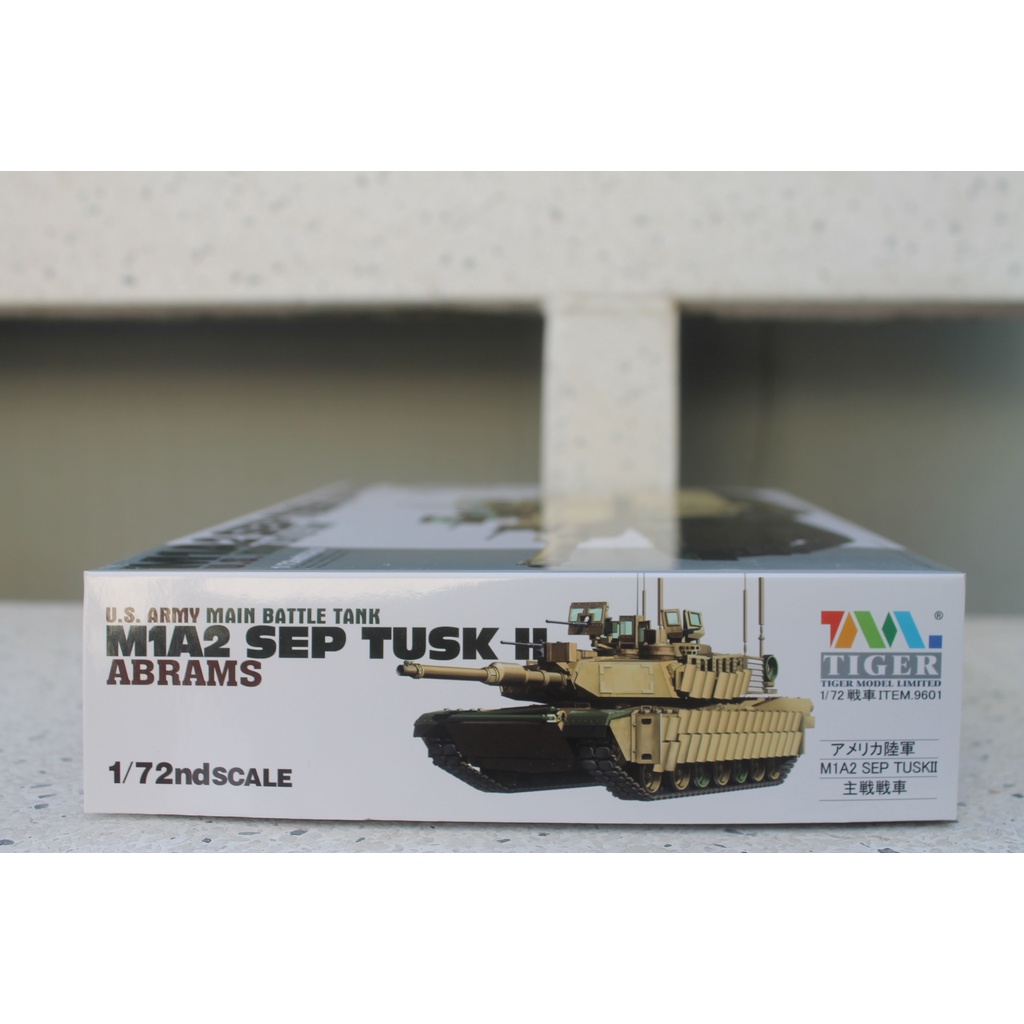 MÔ HÌNH KITS QUÂN SỰ - M1A2 SEP TUSK II ABRAMS - TỶ LỆ 1/72 - TIGER MODEL