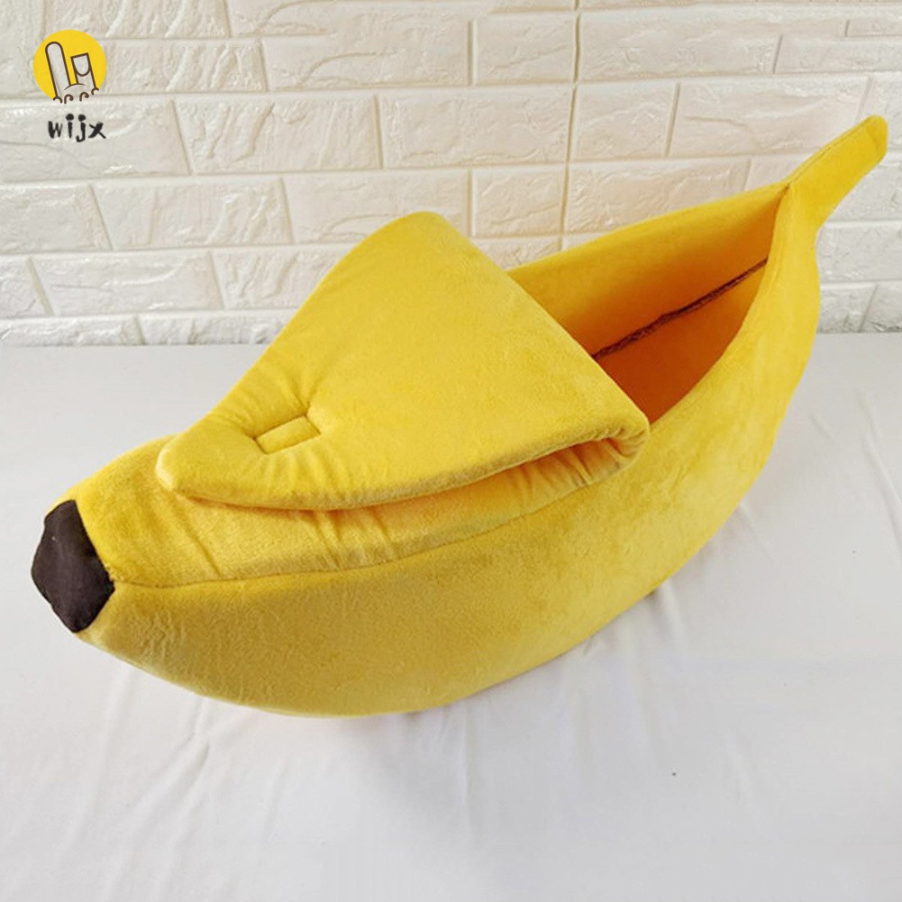 Đệm ngủ hình quả chuối mềm mại độc đáo dành cho mèo cưng