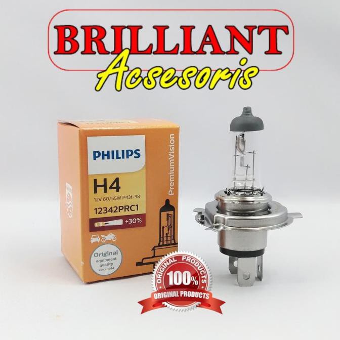 Bóng Đèn Halogen Philips - H4-12V 60 / 55w - 27e7 Chuyên Dụng Cho Xe Hơi