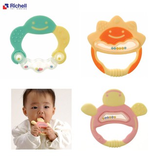 Xúc xắc gặm nướu tròn Richell Nhật bản