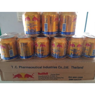 Thùng 24 lon bò húc thái Redbull chính hãng nhập khẩu
