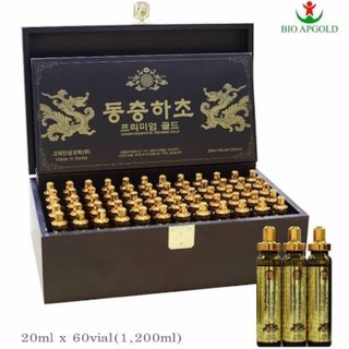 Tinh Chất Đông Trùng Hạ Thảo Bio Apgold Hàn Quốc hộp gỗ 60 ống