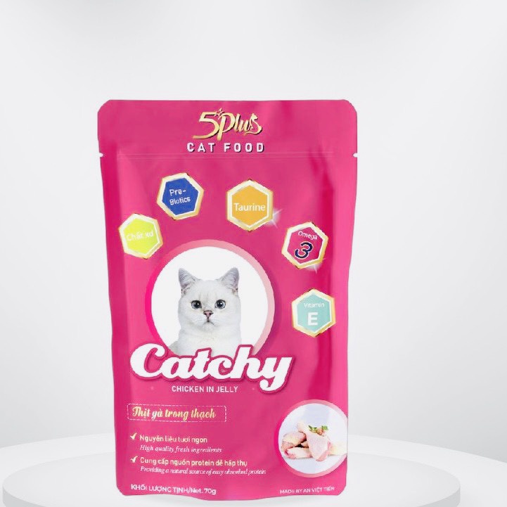 Pate Catchy Cho Mèo Thơm Ngon