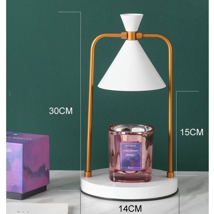 Đèn đốt nến hình nón - Phụ kiện nến thơm Yankee, Bath & Body Works - GU10 35W - Phong cách Hàn Quốc - Hàng sẵn 4 màu