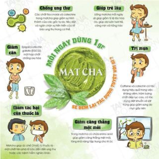 Matcha trà xanh ( tặng cọ đắp mặt nạ)