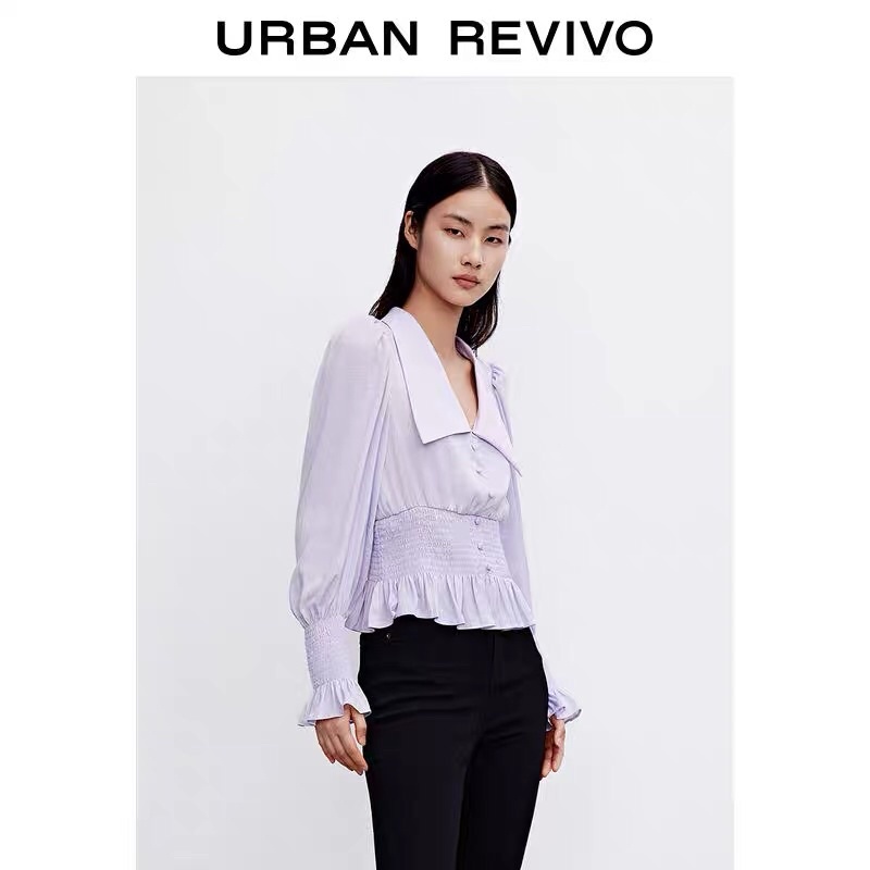 Áo lụa tím Urban Revivo
