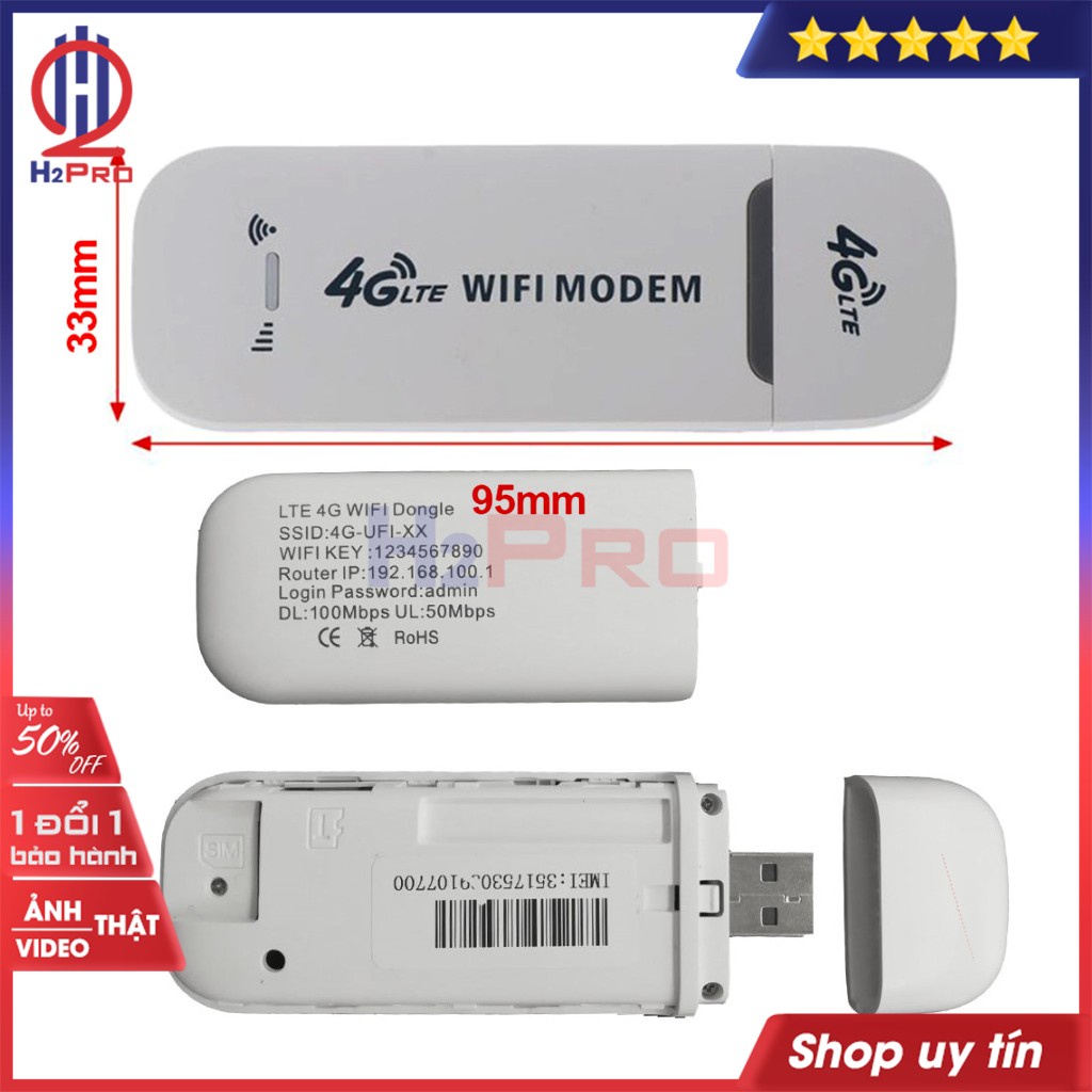 Usb 4g phát Wifi Dongle H2pro tốc độ 150Mbps-10 thiết bị(1 chiếc),usb 4g cho laptop, máy tính, điện thoại cao cấp giá rẻ