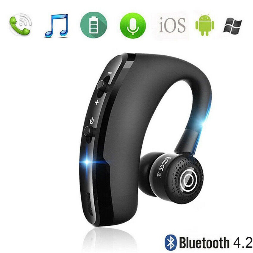 Tai Nghe Bluetooth 5.0 Không Dây V9 Có Mic Chống Mồ Hôi Phù Hợp Với tất cả các điện thoại thông minh Bluetooth được khuyến khích