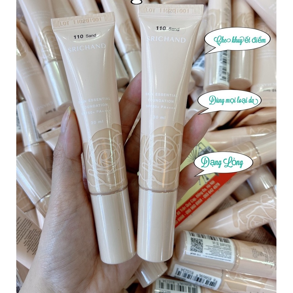 Kem Nền Srichand Thái Lan Enchanted Cover Perfect Foundation SPF35 PA+++ 30ml