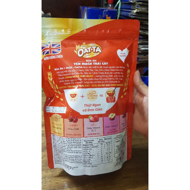 Oatta ngũ cốc yến mạch trái cây 300g | BigBuy360 - bigbuy360.vn