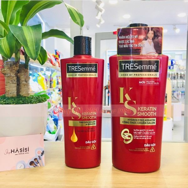 DẦU GỘI TRESEMME - Keratin Smooth Shampoo ( ĐỎ )