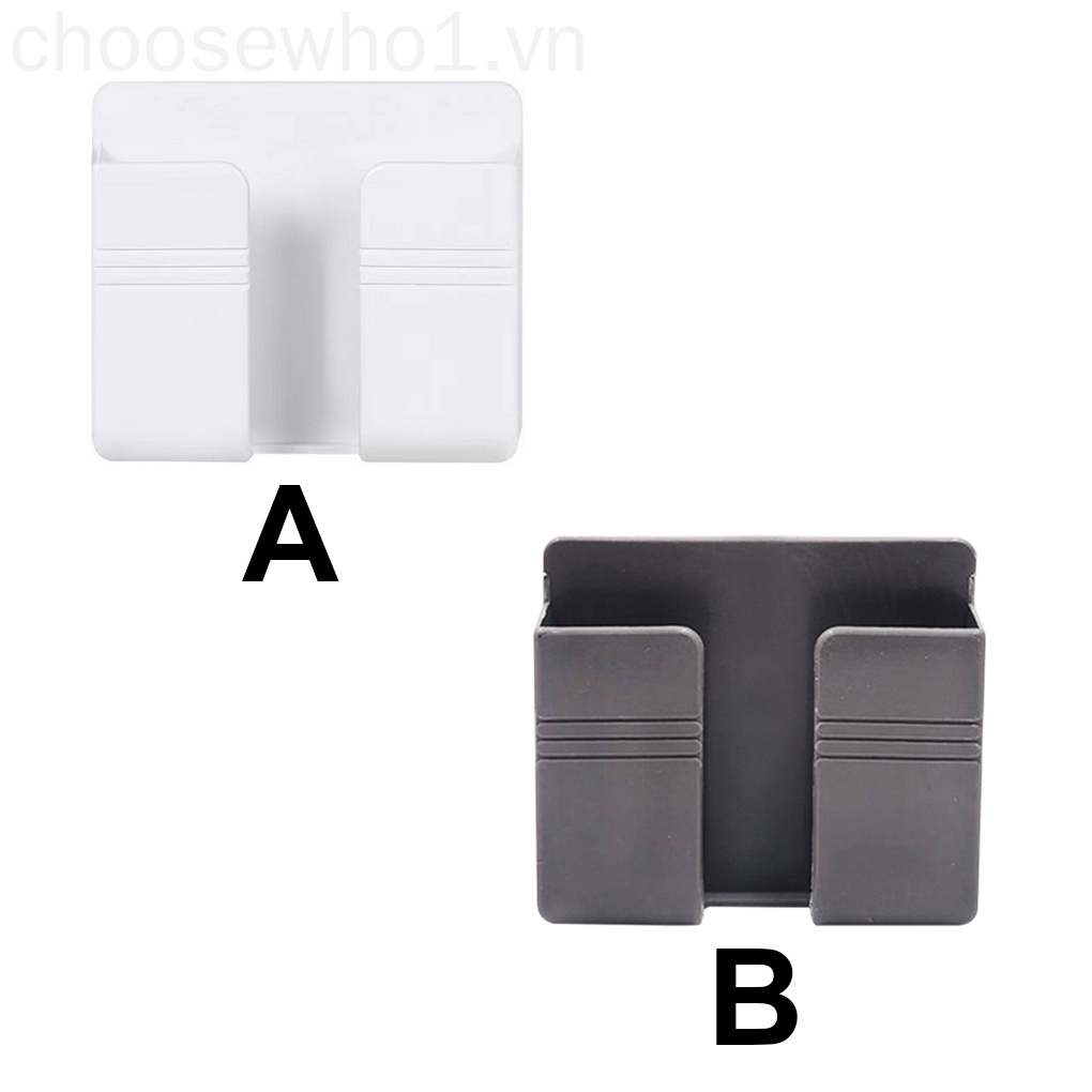 Hộp đựng điều khiển từ xa/điện thoại gắn tường bằng nhựa không đục lỗ