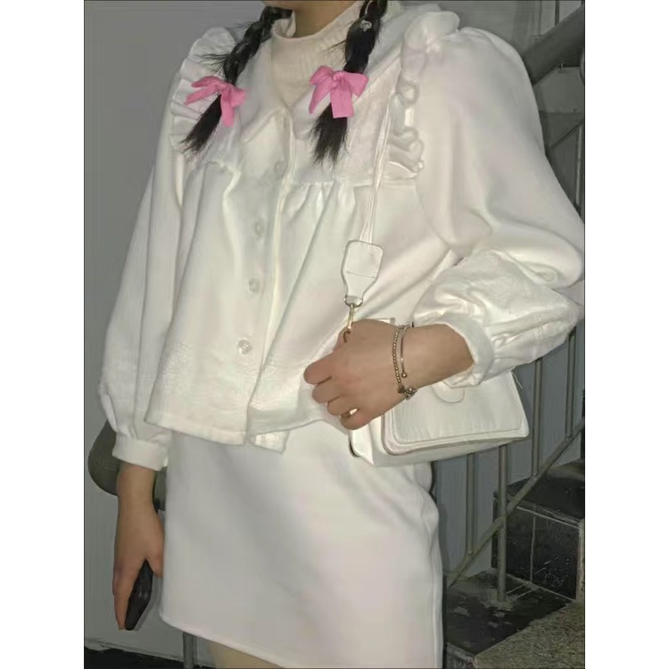 CÓ SẴN Set/ Bộ Áo Blazer Vest nữ cùng chân váy vải Dạ nhung tiểu thư - 3 ẢNH THẬT Ở CUỐI