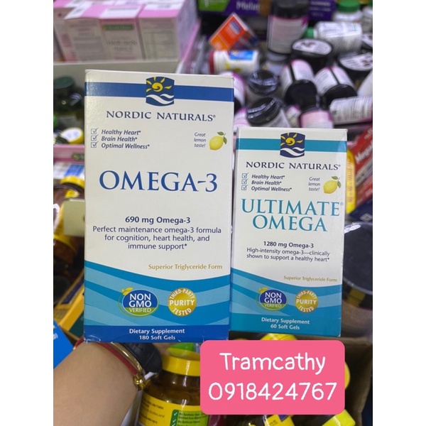 Nordic naturals Nordic Naturals DHA Omega_3 - Cải Thiện Huyết Áp. Tim Mạch.