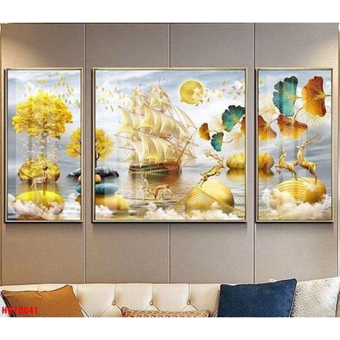 Tranh tráng gương in UV 5D MIKA bóng mịn Joce.Decor No1, Tranh treo tường decor bền đẹp 40 năm ko phai màu