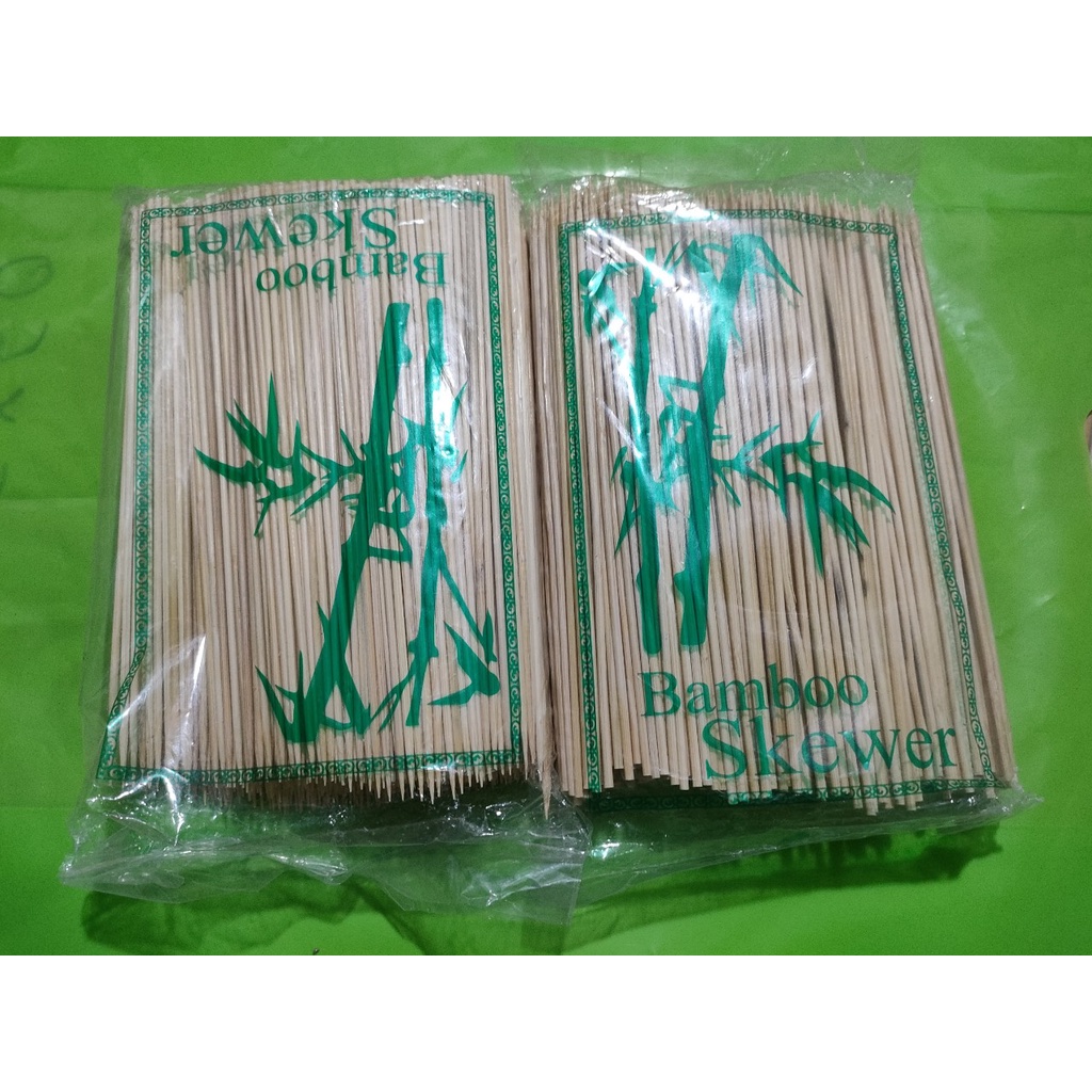 [Bịch 500g] Xiên tre đầu nhọn - Tăm xiên thịt nướng, tôm nướng_bao bì shop