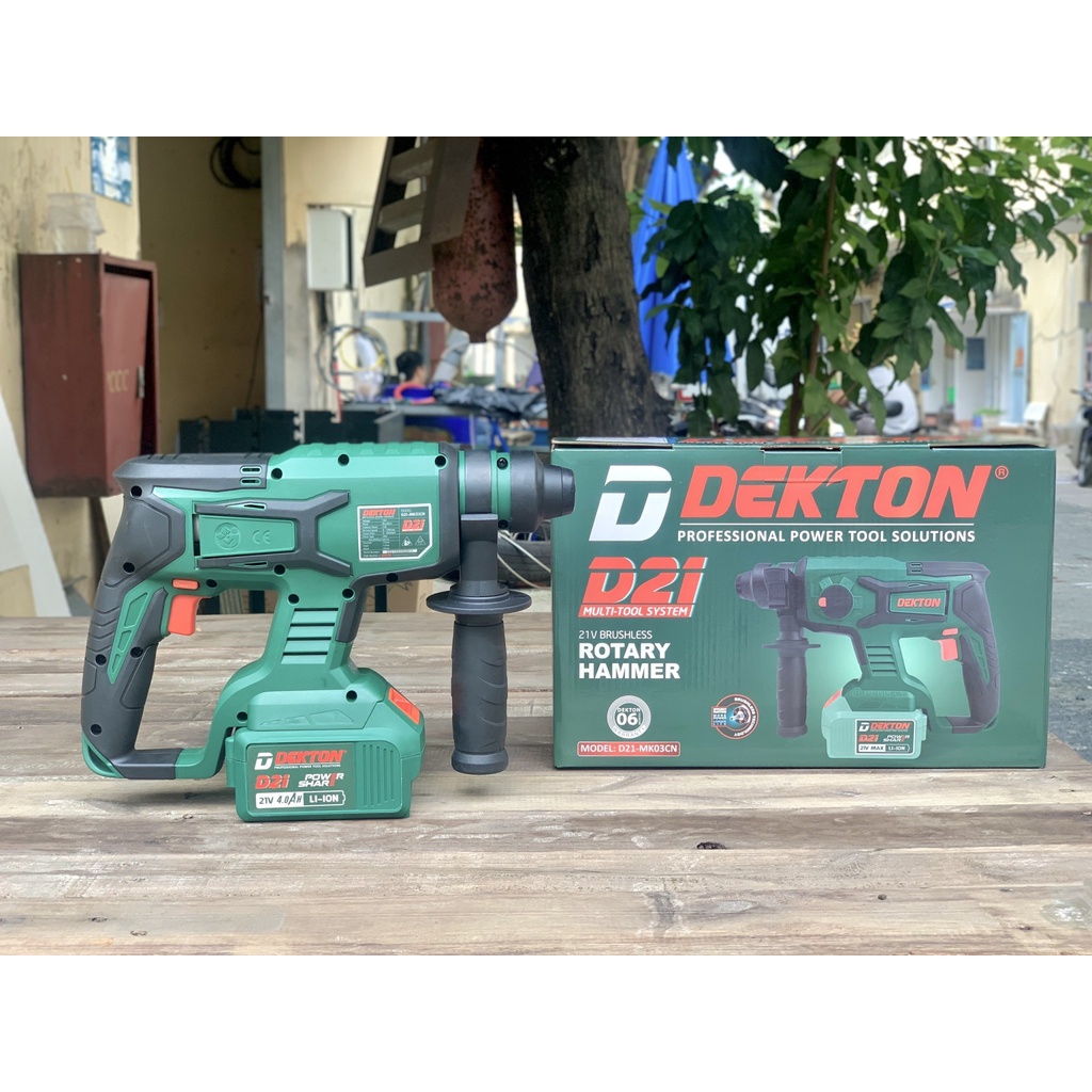 Máy Khoan 3 Chức Năng Dekton / Motor Brushless / SDS PLUS  / D21-MK03CN / Dùng Pin D21   HÀNG CHÍNH HÃNG