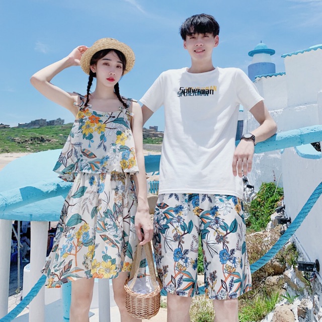 Đồ đôi Đi biển, set đồ du lịch