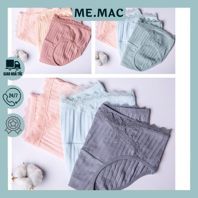 😒(CHỌN MÀU) Quần lót bầu cotton co giãn mềm mịn - quần chip bầu cạp chéo mặc thoải mái nhẹ nhàng, hàng QCCC