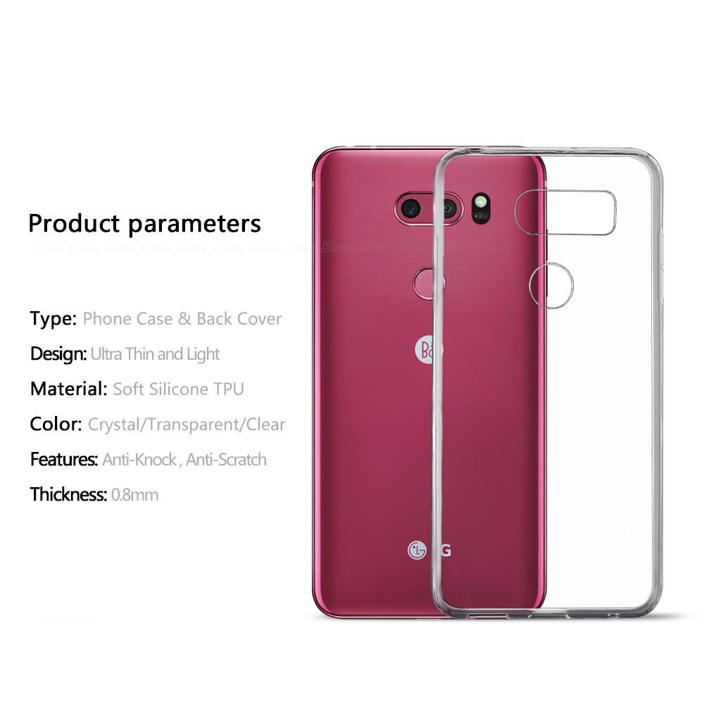 Ốp Điện Thoại tpu Silicon Mềm Siêu Mỏng Trong Suốt Cho lg velvet v60 v50 v35 v30 v30s thinq g8 g8x plus