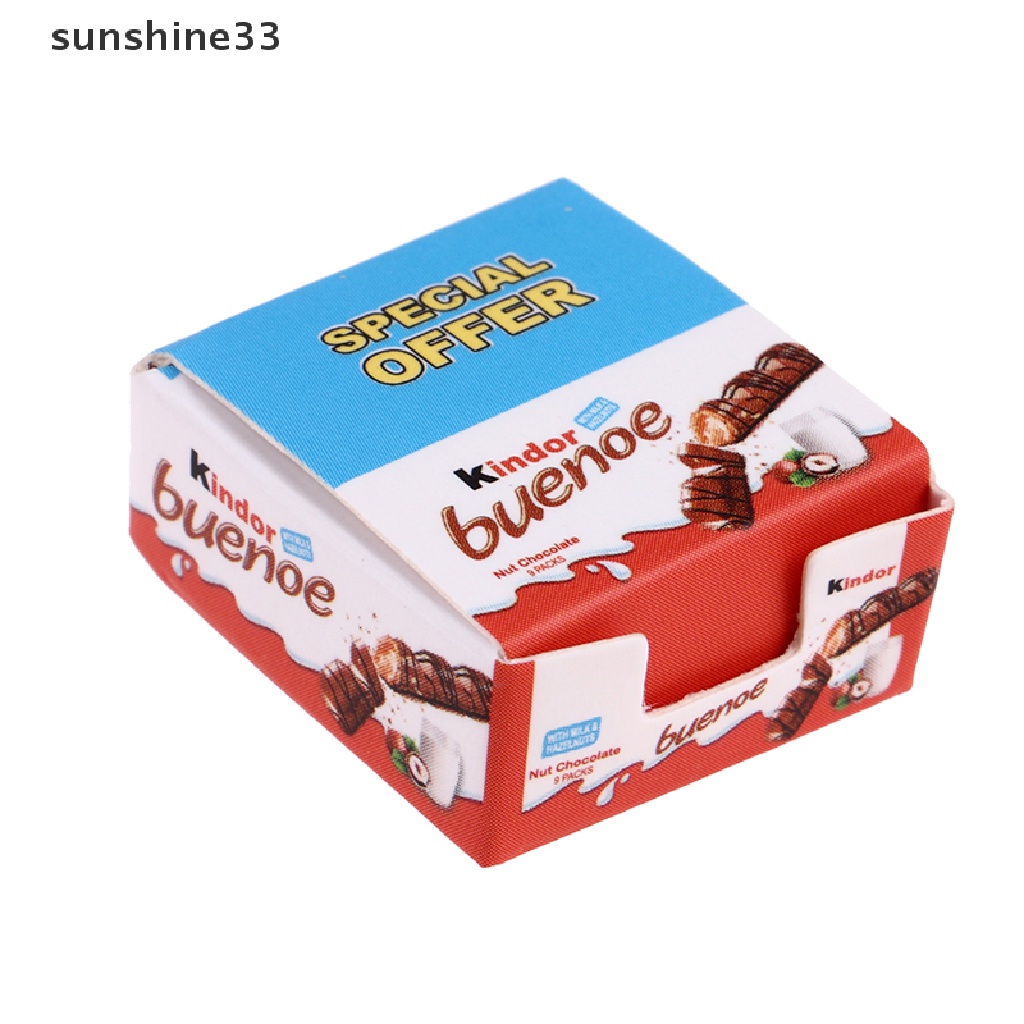 1 Bộ Mô Hình Đồ Ăn Vặt Sô Cô La Trang Trí Nhà Búp Bê Tỉ Lệ 1: 12