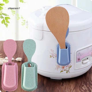 Dụng cụ giữ vá múc cơm có giác hút dán thành nồi tiện lợi
