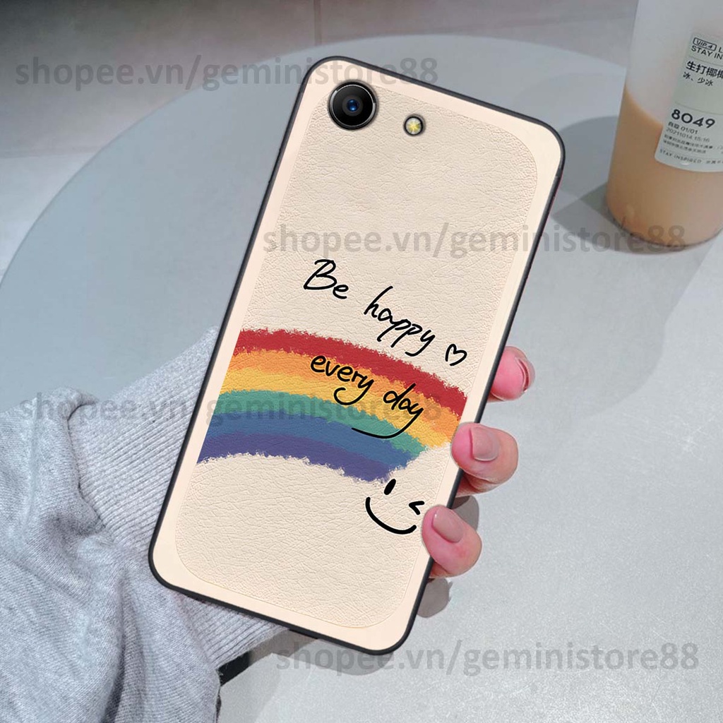 Ốp Oppo F1s / F3 / F3 Lite / F3 Plus in hình cô gái be happy trẻ trung cá tính năng động
